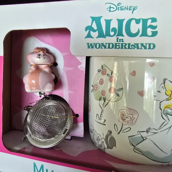 Disney Alice in Wonderland Mug and Tea Infuser Set - Picture 3 of 6
